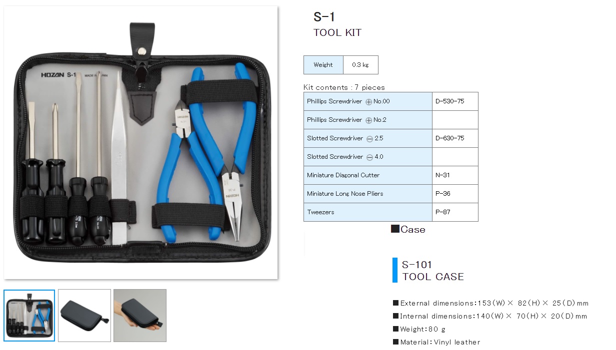 Ichiban Precision Sdn Bhd Hozan Hozan Tool Kit